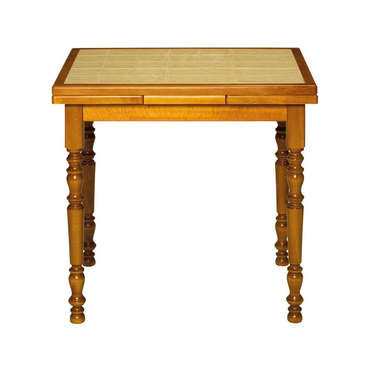 Table rectangulaire en htre SAMM VAUCLUSE coloris marron vernis pour 210