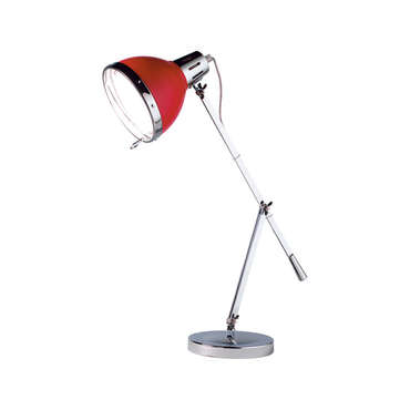 Lampe de bureau CYNTHIA coloris rouge pour 35€