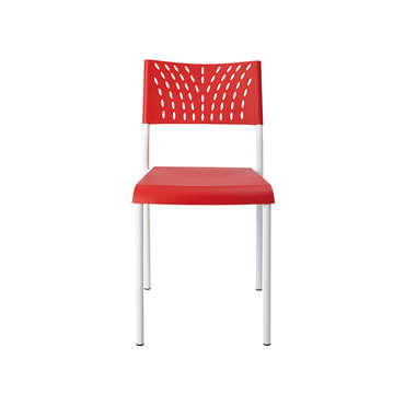 Chaise DESIGN coloris rouge pour 15