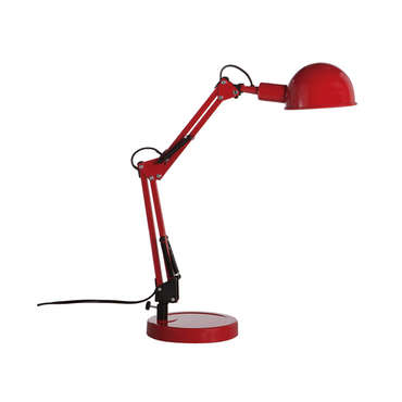 Lampe de bureau FELICIO coloris rouge pour 20