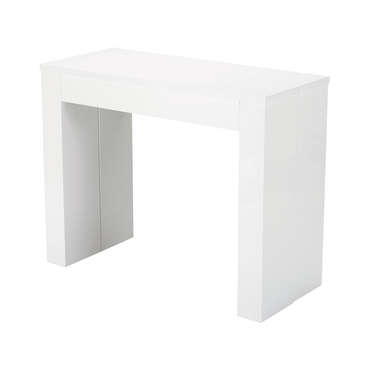 Table rectangulaire PENINSULE coloris blanc pour 399