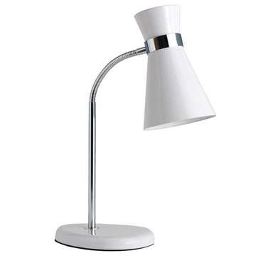 Lampe de bureau AUDREY Coloris Blanc pour 35€