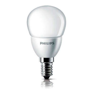 Ampoule sphrique LED, culot E27 PHILIPS LED SPHERE pour 12