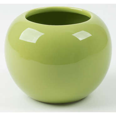 Vase boule 13 cm Coloris vert pour 6
