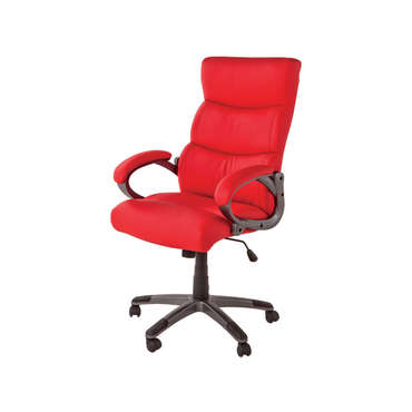 fauteuil de bureau MACAO coloris rouge pour 150€