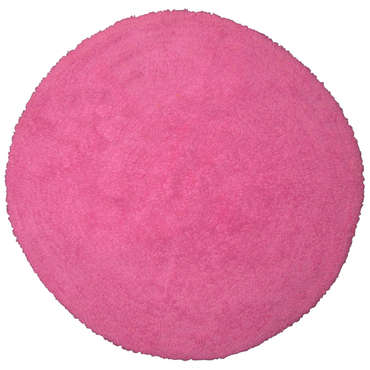 Tapis de bain D.60 cm ROUND coloris rose pour 7