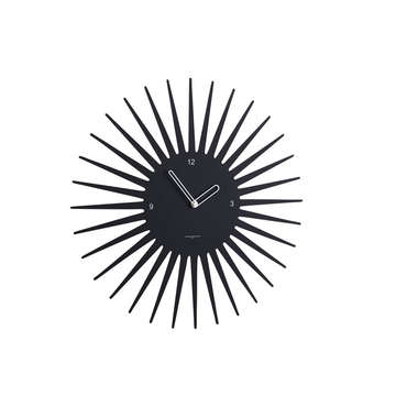 Horloge soleil 55 cm en mtal laqu MERIDIANA coloris noir pour 45