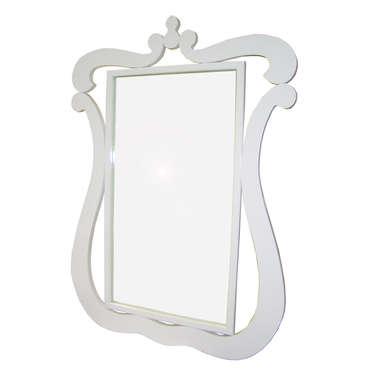 miroir MURANO coloris blanc pour 139€