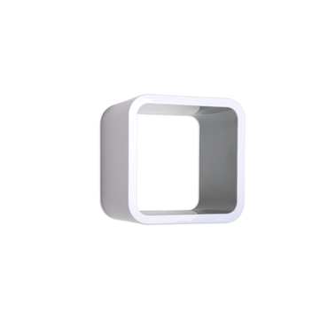 Etagre cube  suspendre CUBE coloris blanc et gris pour 7