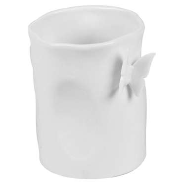 Mini vase en porcelaine - d7x H11 cm PAPILLON pour 10