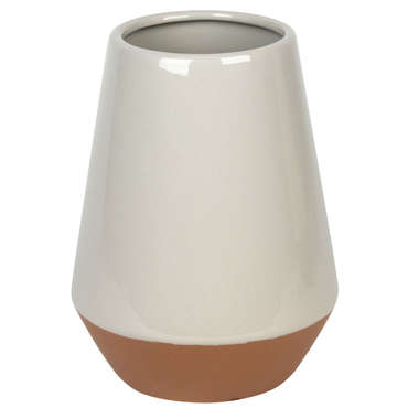 Vase moyen modle en cramique - H30 cm TORIS coloris gris et marron pour 16