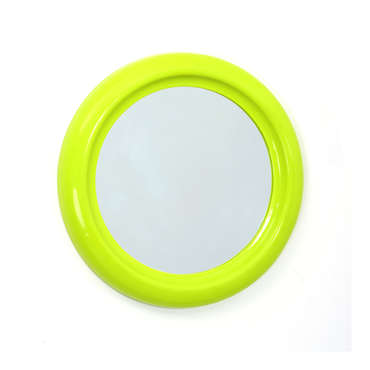 Miroir rond 30 cm Coloris vert anis pour 3