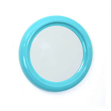 Miroir rond 30 cm Coloris turquoise pour 3
