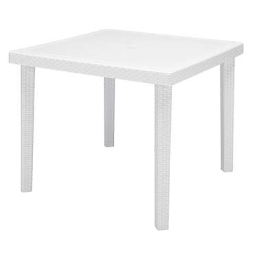 Table de jardin 90x90 cm BOHEME coloris blanc pour 49