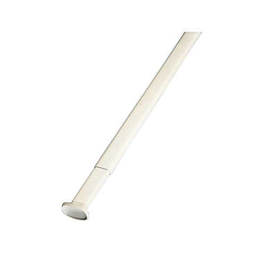 Barre de douche extensible de 105  185 cm Coloris blanc pour 22